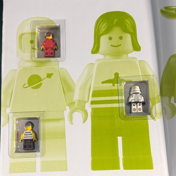 LEGO Minifigure Year by Year A Visual History Hardcover Book with 3 Figures - Picture 5 of 10